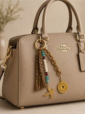 Hand Crafted “PEACE” Bag Charm